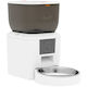 Pawhut Automatic Stainless Steel Food Bowl for Dog & Cat 2 x 4L 17cm