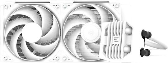 Zalman Alpha2 A24 AIO CPU Liquid Cooling with 2 120mm Fans White