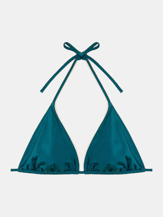 Costum De Baie Triunghi Plus Size Mărimea 2XL Teal