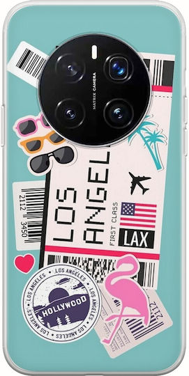 Husă Ticket To Los Angeles Honor Magic7 Pro TPU Flexibil Silicon Transparent