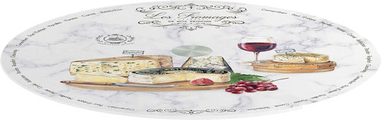 Easylife Les Fromages Piatelă De Servire Din Sticlă Multicoloră Easylife Les Fromages Piatelă De Servire Din Sticlă Multicoloră