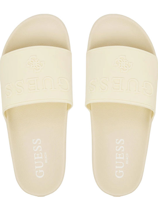 Guess Flip-Flops in Beige Colour