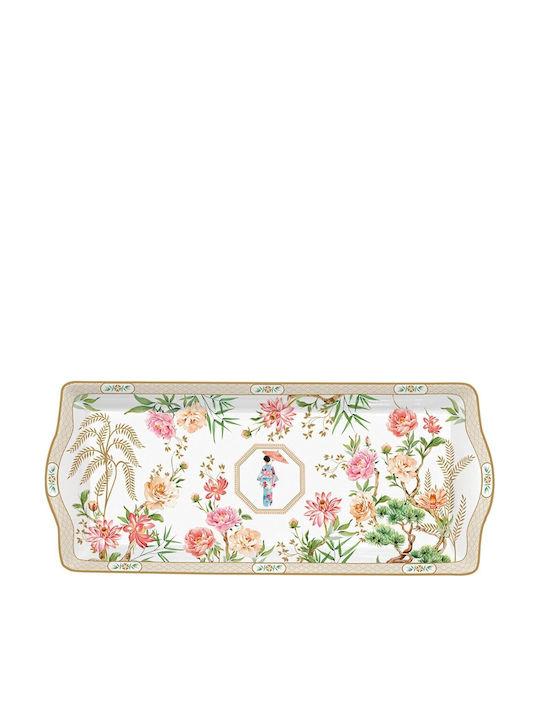 Easylife Jardins D'orient Piatelă De Servire Din Porțelan Multicolor 35x15cm
