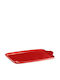 Emile Henry Aperitivo Rectangular Ceramic Red Serving Platter 32x21cm