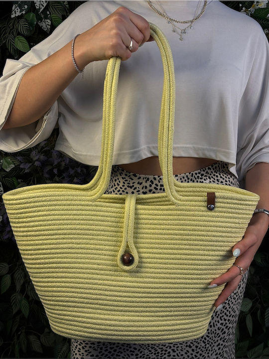 Wicker Multicolour Beach Bag