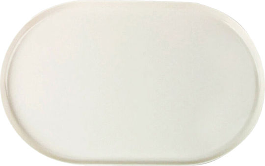 Porland Alumilte Chopin Serving Platter Oval Made of Porcelain White 32x20.5cm