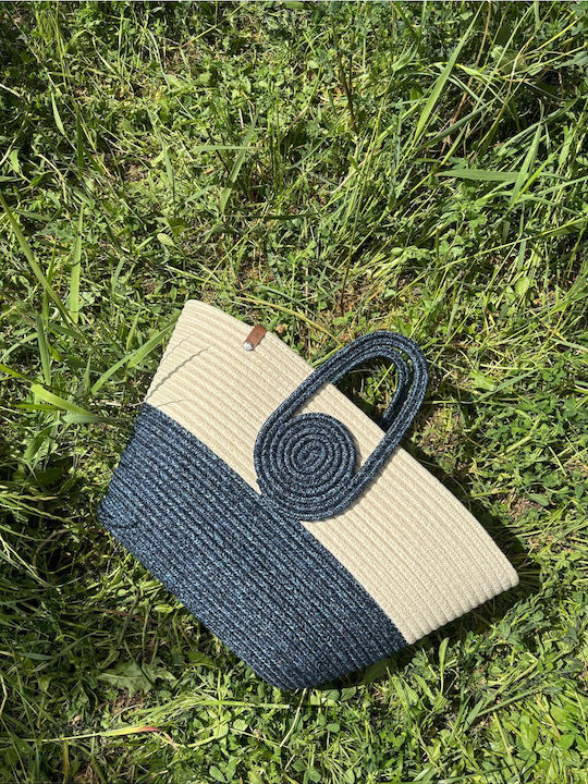 Mehrfarbige Korbweide Strandtasche