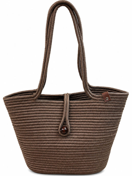 Mehrfarbige Korbweide Strandtasche