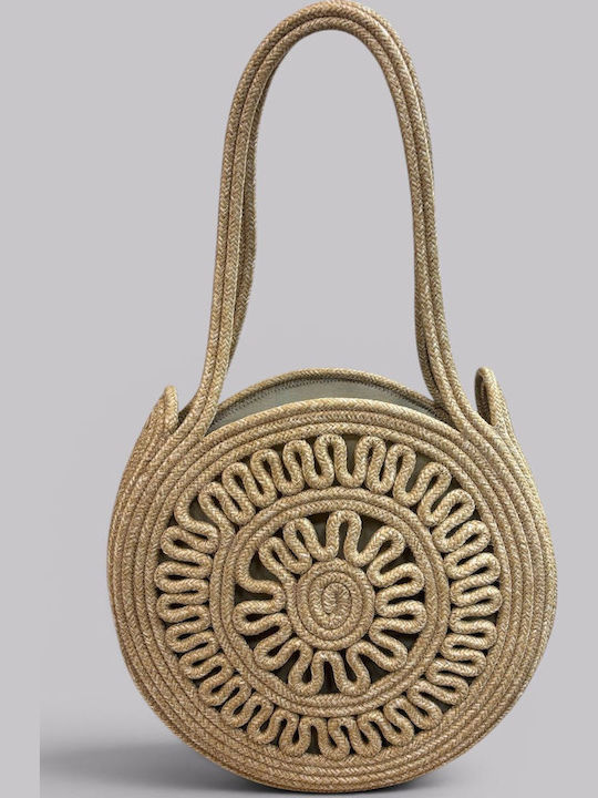Wicker Beach Bag Multicolour