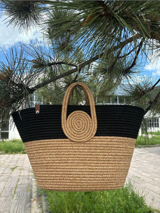 Mehrfarbige Korbweide Strandtasche