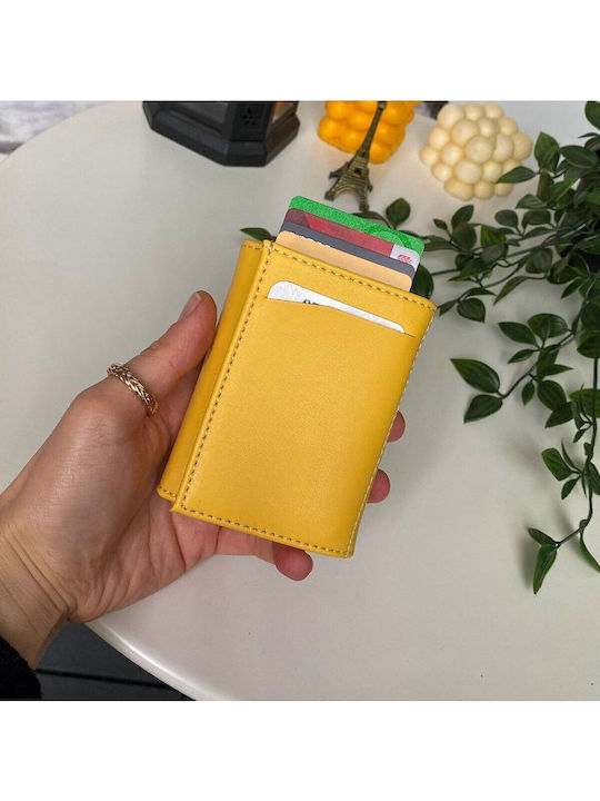 Men's Wallet with RFID Yellow