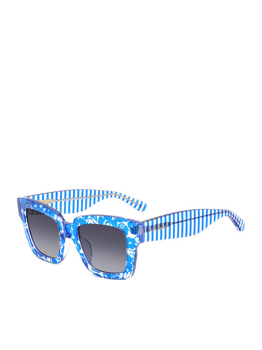 Kate Spade Unisex Sunglasses with Blue Horn-Rimmed Frame