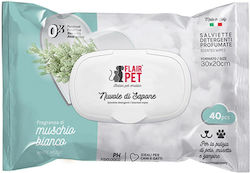 Flair Pet Υγρά Μαντηλάκια Καλέντουλα White Musk 20x30cm Flair Pet Υγρά Μαντηλάκια Καλέντουλα White Musk 20x30cm
