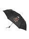 Safta Kids Umbrella Curved Handle Black