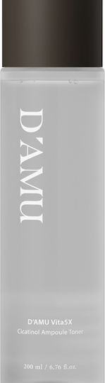 D'amu Lichid Tonifiant Pentru Față cu Centella Asiatica, Ceramide & Vitamina C 200ml
