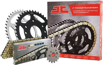Chain Sprocket Set Jt-jt 428 Innova Inj 125 Hro G B 14-35-104