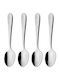Grunwerg Windsor Set Löffel Kaffee/Tee Rostfreier Stahl Silber 10.5cm 4 Stück
