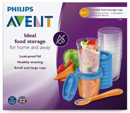 Philips Δοχείο Μπλε Scf721/20 Scf721/20 από Πλαστικό 41τμχ