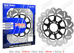 Motorrad Bremsscheibe Stx68f-flo-w V-Strom 04-06 Vorderseite Maragrita X-Brake Motorrad Bremsscheibe Stx68f-flo-w V-Strom 04-06 Vorderseite Maragrita X-Brake