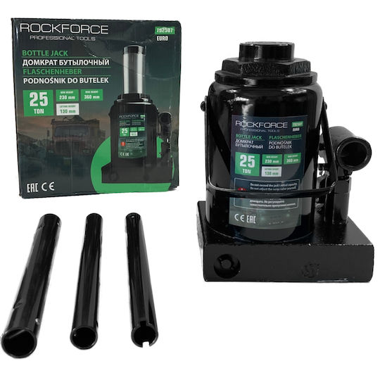 Rockforce Hydraulic Bottle Jack for Load Weight up to 25 Tons