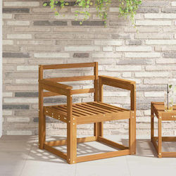 Υποβραχίονες 2 Pcs Καφέ 59 X 6 X 61 Εκ Επεξεργασμένο Ξύλο