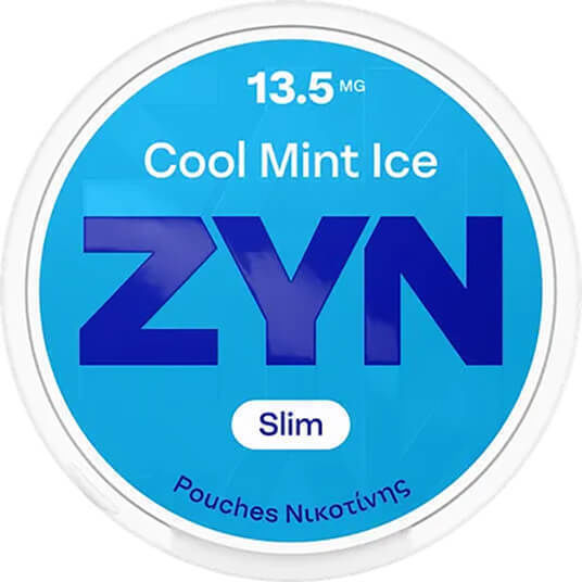 Zyn Pouches Νικοτινης Cool Mint Ice Slim 13.5mg