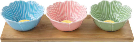 Easylife Daisy Ορντεβιέρα από Πορσελάνη Πολύχρωμη Ø10cm