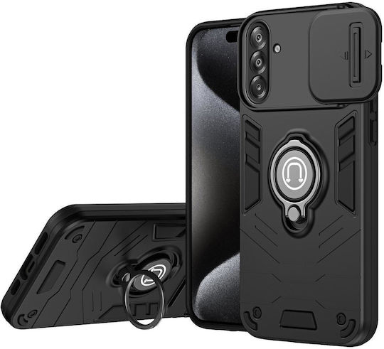 Spigen Samsung Galaxy A17 5g Schiebeschutz Camshield Handyhülle Ring Schutzabdeckung Schwarz