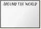 Tulup Magnet Board World Map 100x70 Cm