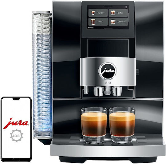 Jura Automatic Espresso Machine 1450W 15bar Pressure for Cappuccino with Grinding Mill Black 2128123