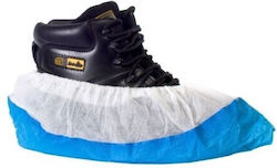 MUTEXIL Disposable Shoe Covers in Blue Reinforced