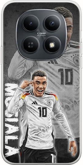 Калъф Euro 2024 Jamal Musiala Xiaomi Poco M8 5g Гъвкав TPU Прозрачен Силикон