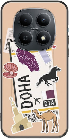 Husă Ticket To Doha Xiaomi Poco M8 5g Negru TPU Silicon