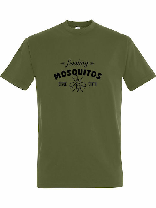 Tricou Unisex Feeding Mosquitos Since Birth Fun...