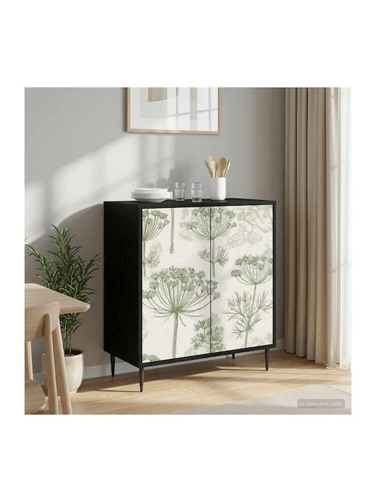 Bufet Gotha din Lemn Stejar Negru 69x33x76cm