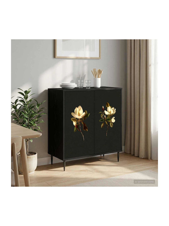 Bufet Bremen din lemn Stejar Negru 69x33x76cm