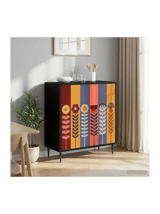 Bufet Essen din lemn Stejar Negru 69x33x76cm