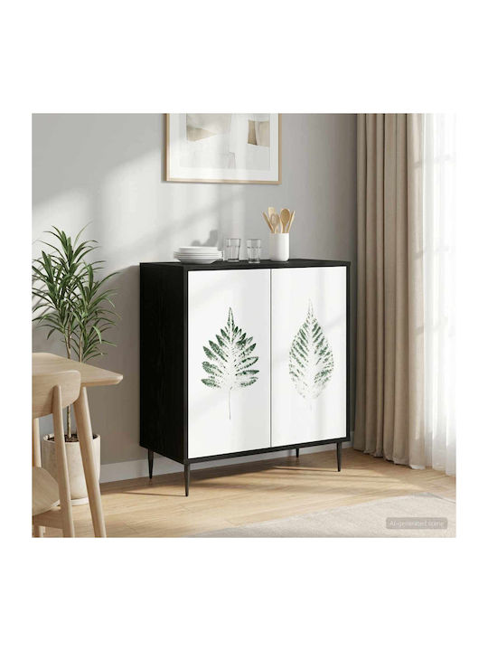 Bufet Hanau din lemn Stejar Negru 69x33x76cm