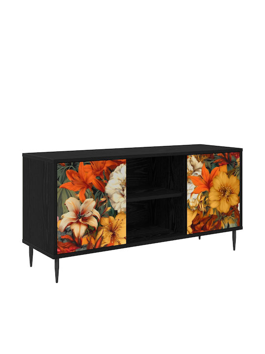 TV-Ständer Gennep Schwarz Drossel M102xT33xH51cm