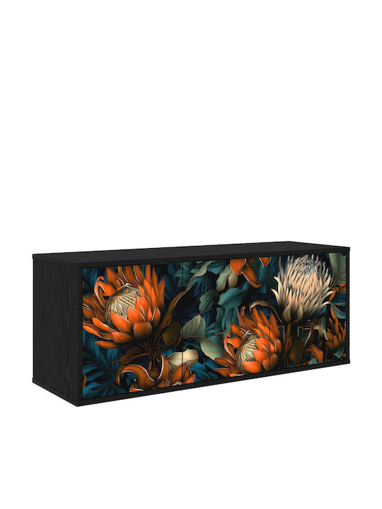 TV-Ständer Lochem Schwarz Drossel M102xP33xH40cm