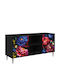 TV Stand Kiel Black Oak 102x33x51cm