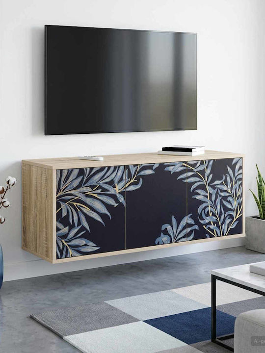 TV-Ständer Dokkum Eiche M102xP33xH40cm