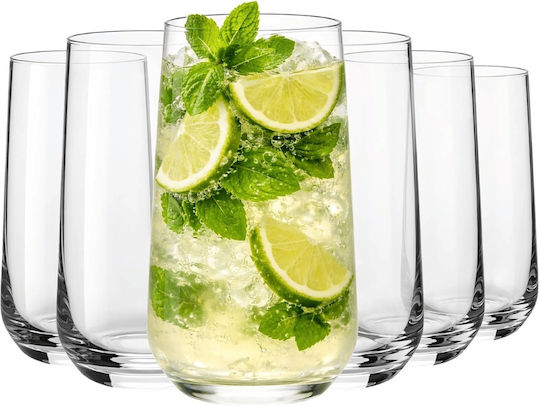 Miamio Set Pahare Pentru Apă Cocteiluri Din Sticlă 460ml 6 Bucăți