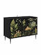TV-Ständer Rhenen Schwarze Eiche M69xT33xH50.5cm