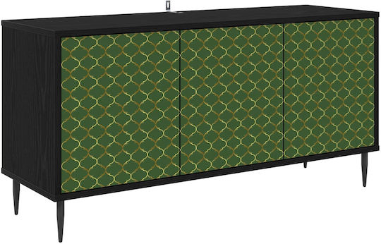 TV-Ständer Geleen Schwarze Eiche M102xP33xH51cm