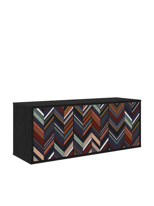 TV-Ständer Ommen Schwarz Drossel M102xP33xH40cm