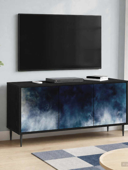 TV-Ständer Raalte Schwarz Drossel M102xP33xH51cm
