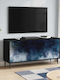 TV-Ständer Raalte Schwarz Drossel M102xP33xH51cm