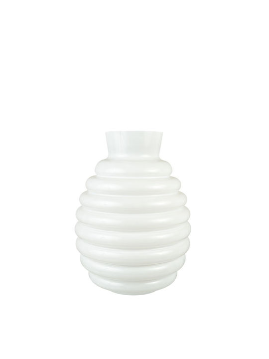 Zen Collection Decorative Glass White Vase 24x2...