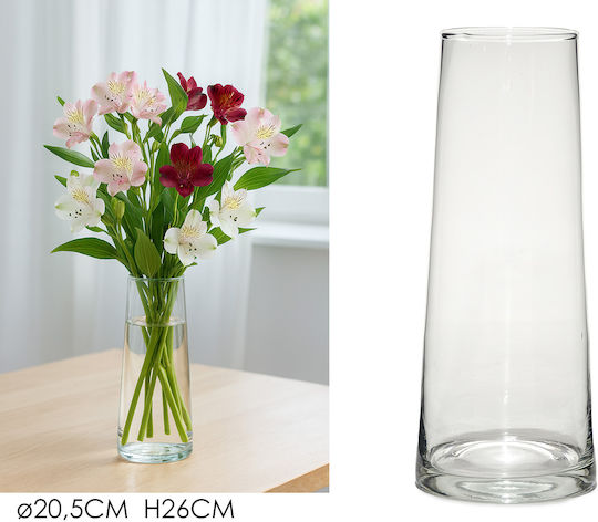 General Trade Glass Transparent Vase Y26cm